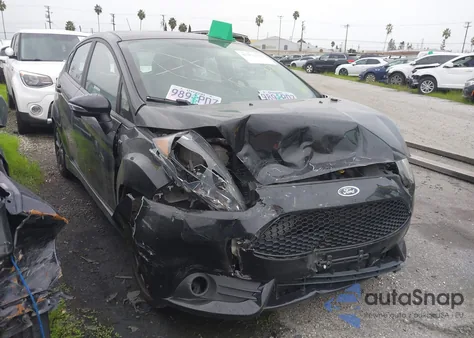2019 Ford Fiesta St Line из США, поврежденный, VIN 3FADP4DJ3KM152786